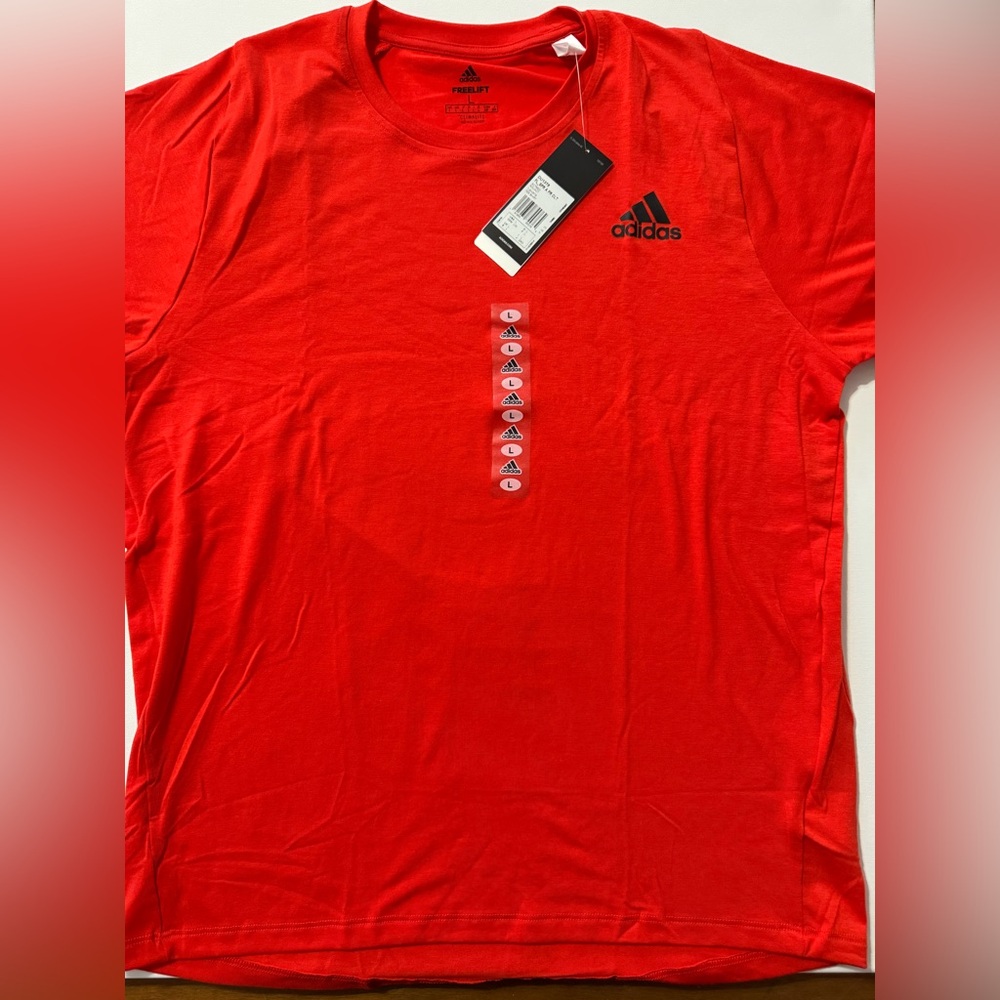 Adidas Men's Red T-Shirt